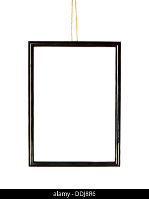 Kunststoff Bilderrahmen isoliert auf weißem Hintergrund Stockfoto