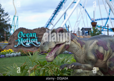 Cedar Point Vergnügungspark ist in Sandusky, Ohio abgebildet. Stockfoto