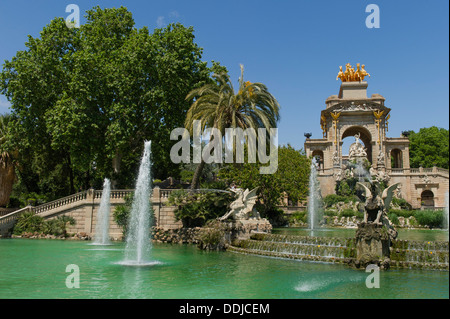 Der Parc De La Ciutadella, Barcelona Stockfoto