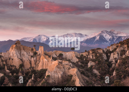 Les Orgues, Ille Sur Têt, Pyrénées-Orientales, Languedoc-Roussillon Stockfoto
