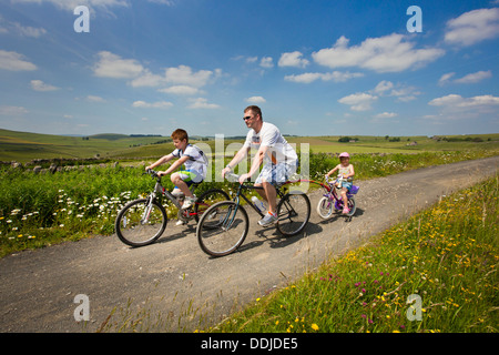 Die Tissington Zyklus Radweg in Derbyshire, die von Ashbourne, Buxton läuft. Stockfoto