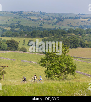 Die Tissington Zyklus Radweg in Derbyshire, die von Ashbourne, Buxton läuft. Stockfoto