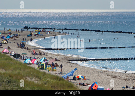 Ahrenshoop Strand, Ostsee, Deutschland Stockfoto