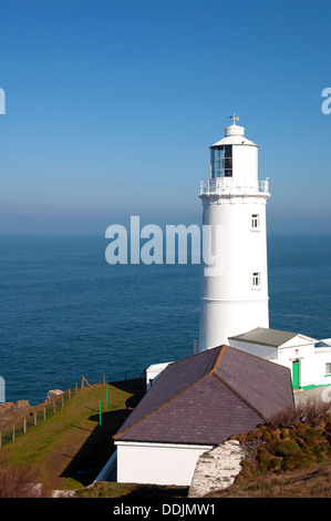 Trevose Head Leuchtturm in North Cornwall, UK Stockfoto