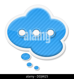 Abstrakte Rede Blase Symbol, eps10 Vektorgrafik Stockfoto