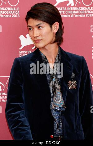 Venedig, Ca, Italien. 3. September 2013. HARUMA MIURA. Harlock: Weltraumpirat Foto call.70th Venedig Film Festival.Venice, Italy.September 03, 2013. © Roger Harvey/Globe Photos/ZUMAPRESS.com/Alamy Live-Nachrichten Stockfoto