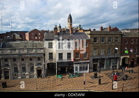 Stadtzentrum von Wakefield, West Yorkshire, Großbritannien Stockfoto