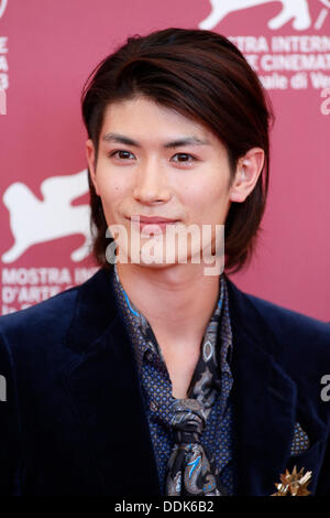 HARUMA MIURA HARLOCK: SPACE PIRATE PHOTOCALL 70. Venedig FILM FESTIVAL LIDO Venedig Italien 3. September 2013 Stockfoto