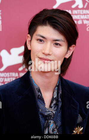 HARUMA MIURA HARLOCK: SPACE PIRATE PHOTOCALL 70. Venedig FILM FESTIVAL LIDO Venedig Italien 3. September 2013 Stockfoto