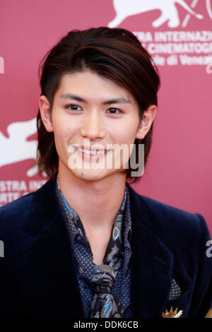 HARUMA MIURA HARLOCK: SPACE PIRATE PHOTOCALL 70. Venedig FILM FESTIVAL LIDO Venedig Italien 3. September 2013 Stockfoto