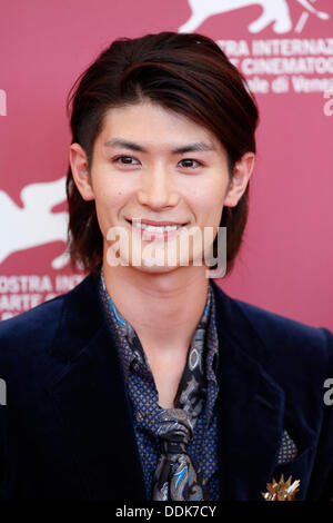 HARUMA MIURA HARLOCK: SPACE PIRATE PHOTOCALL 70. Venedig FILM FESTIVAL LIDO Venedig Italien 3. September 2013 Stockfoto