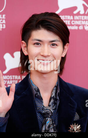 HARUMA MIURA HARLOCK: SPACE PIRATE PHOTOCALL 70. Venedig FILM FESTIVAL LIDO Venedig Italien 3. September 2013 Stockfoto