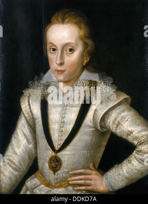 "Portrait von Henry Frederick, Prinz von Wales (1594-1612)", c1604. Künstler: Robert Peake ich Stockfoto