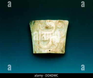 Jade Schwert schwertscheide Mantel, der Westlichen Han Dynastie, China, 206 BC-8 AD. Artist: Unbekannt Stockfoto