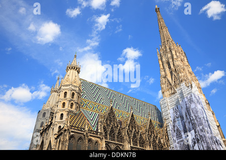 Stephansdom in Wien Stockfoto