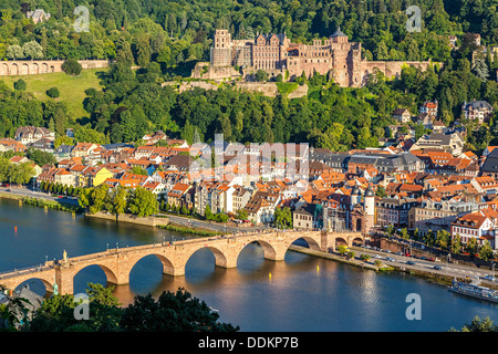 Blick auf Heidelberg Stockfoto