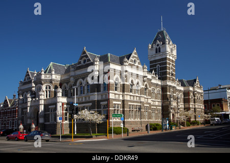 Historische Recht Gerichte, Dunedin, Südinsel, Neuseeland Stockfoto