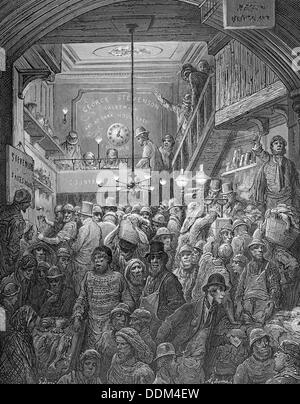 Billingsgate - Early Morning, 1872. Schöpfer: Albert Doms. Stockfoto