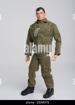 1964 GI Joe Actionfigur von Spielzeughersteller Hasbro. US-Streitkräfte Armee Marine G.I. Stockfoto