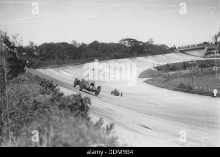 Henry Birkin in einem Bentley Brooklands, Surrey, (c 1932?). Artist: Unbekannt Stockfoto