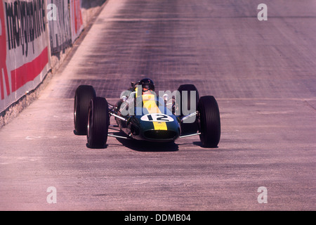 Jim Clark im Lotus, Monaco Grand Prix, 1964. Artist: Unbekannt Stockfoto