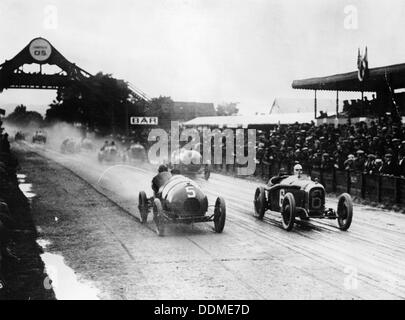 Wettbewerber in den Grand Prix von Frankreich, Straßburg, 1922. Artist: Unbekannt Stockfoto