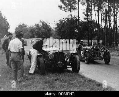 24 Stunden von Le Mans, Frankreich, 1938. Artist: Unbekannt Stockfoto