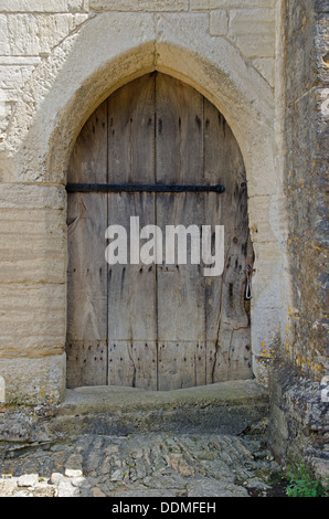 Vintage Holztür Stockfoto
