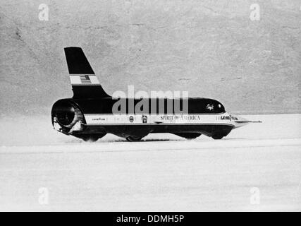 "Geist von Amerika Sonic I "wenn das Land Speed Record, Bonneville Salt Flats, Utah, USA, 1965. Artist: Unbekannt Stockfoto