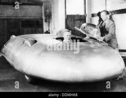 Railton Special Geschwindigkeitsrekord für Auto, Brooklands, Surrey, 1938. Artist: Unbekannt Stockfoto