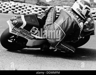 Freddie Spencer auf einer Honda NS 500, Grand Prix von Belgien, Spa, Belgien, 1982. Artist: Unbekannt Stockfoto