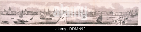 Blick auf London, 1851. Künstler: Anon Stockfoto