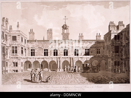 Somerset House in London, 1777. Künstler: WG Moss Stockfoto