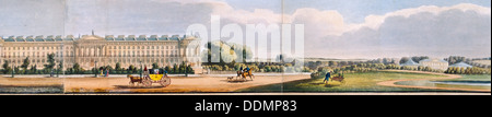 Panoramablick auf die Umgebung von Regents Park, London, 1831. Künstler: Anon Stockfoto