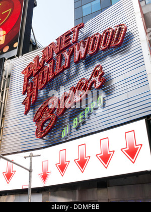 Planet Hollywood Buca di Beppo italienisches Restaurant, Times Square NYC Stockfoto