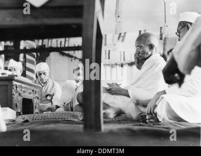 Mahatma Gandhi (1869-1948). Artist: Unbekannt Stockfoto