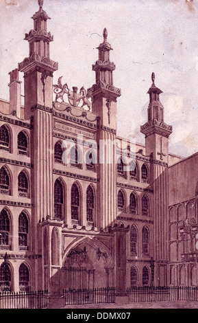 Guildhall, London, c1800. Künstler: Charles Tomkins Stockfoto