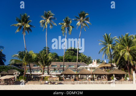Hotels in Boracay Insel der Philippinen, Urlaubsziel Asiens. Stockfoto