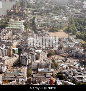 Luftaufnahme von Westminster, London, 2002. Künstler: EH/RCHME-Fotografin Stockfoto
