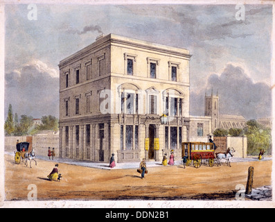 Cadogan Arms Inn, Königsweg, Chelsea, London, c1840. Künstler: Anon Stockfoto