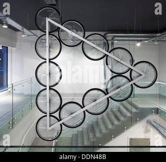 Le Coq Sportif London - Flagship-Store, London, Vereinigtes Königreich. Architekt: Studio Oscar, 2013. Stockfoto