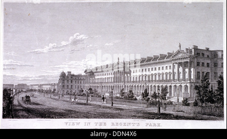 Regents Park, Marylebone, London, c1830. Künstler: Thomas Higham Stockfoto