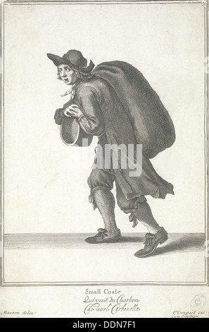 "Kleine Coale", Schreie von London, (c1688?). Künstler: Pierce Tempest Stockfoto