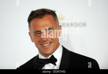 München, Deutschland. 04. September, 2013. US-Schauspieler David Eigenberg für die Launch-Party des neuen Pay kommt tv Chanel Universal Channel in München, Deutschland, 4. September 2013. Foto: Andreas Gebert/Dpa/Alamy Live-Nachrichten Stockfoto