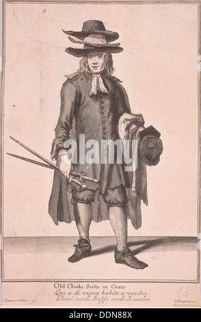 "Alte Mäntel Anzüge oder Mäntel", Schreie von London, (c1688?). Künstler: Anon Stockfoto