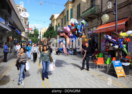 Zypern, Nikosia, Lefkosia, Altstadt, Fußgängerzone, Ledras Straße Stockfoto