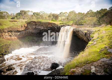 Atemberaubende Wannon Falls Wasserfall in den Grampians Region von Victoria, Australien Stockfoto