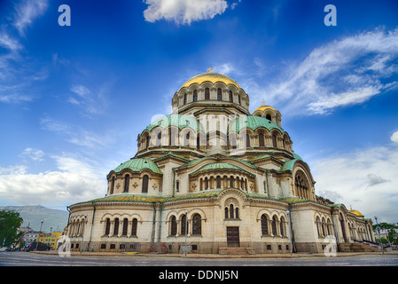 Alexander Nevski Cathedral in Sofia, Bulgaria.HDR Bild Stockfoto