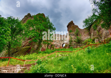 Belogradchik Felsen Festung, Bulgaria.HDR Bild Stockfoto