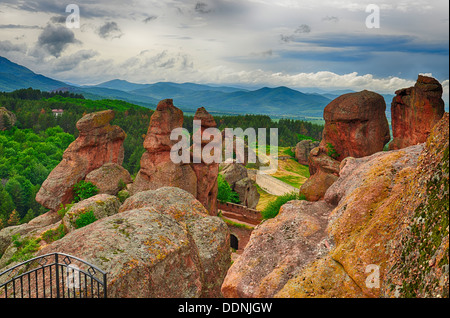 Belogradchik Felsen Festung, Bulgaria.HDR Bild Stockfoto